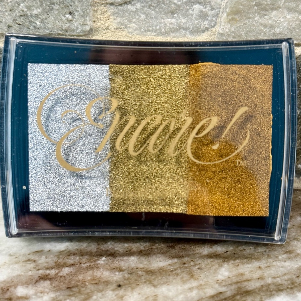 Encore~Ultimate Metallic Ink Pad~ Silver/Copper/Gold~Fade Resistant~Acid Free